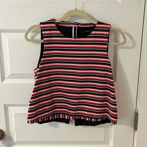Zara Trafaluc Collection Striped Crop Tank